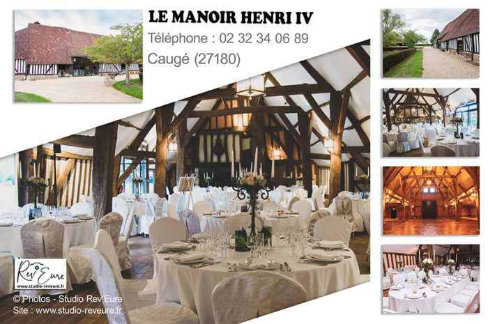 Le Manoir Henri IV | Caugé (27) | Domaine et salle de réception mariage avec hébergements | ©Rev’Eure Studio photographe